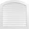 Ekena Millwork Arch Top Surface Mount PVC Gable Vent: Non-Functional, w/ 3-1/2"W x 1"P Standard Frame, 38"W x 42"H GVPAR38X4201SN - alternate 1